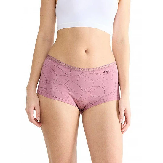 Γυναικείo εσώρουχo 3PACK sloggi GO Crush H Short C3P 10219652-V002-Σάπιο Μήλο