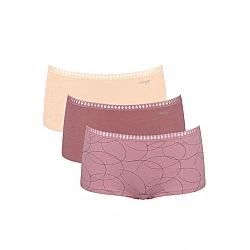 Γυναικείo εσώρουχo 3PACK sloggi GO Crush H Short C3P 10219652-V002-Σάπιο Μήλο