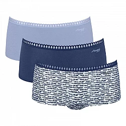 Γυναικείo εσώρουχo 3PACK sloggi GO Crush H Short C3P 10219652 -V003 - ΜΠΛΕ ΣΙΕΛ ΕΜΠΡΙΜΕ