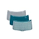 Γυναικείo εσώρουχo 3PACK sloggi GO Crush H Short C3P 10219652-V022 ΠΕΤΡΟΛ ΓΚΡΙ ΕΜΠΡΙΜΕ