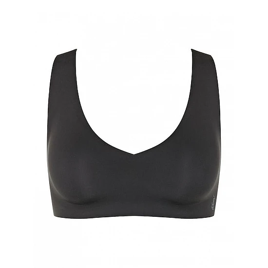 Σουτιέν Zero Feel Bralette Μπουστάκι Αόρατο Push Up Sloggi 10217728-0004 ΜΑΥΡΟ