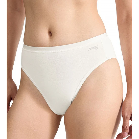 Γυναικεία slip 3 PACK 3 τεμαχίων Sloggi GO Daily Cotton TAI 10222331-00GZ ΛΕΥΚΟ