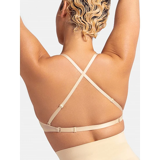 Σουτιέν DORINA BRA Πολυμορφικό Ενίσχυση Μπανέλα MICHELLE SOLUTION Push Up Plunge FXPG0042MI033-BE0001 CUP C-Μπεζ  