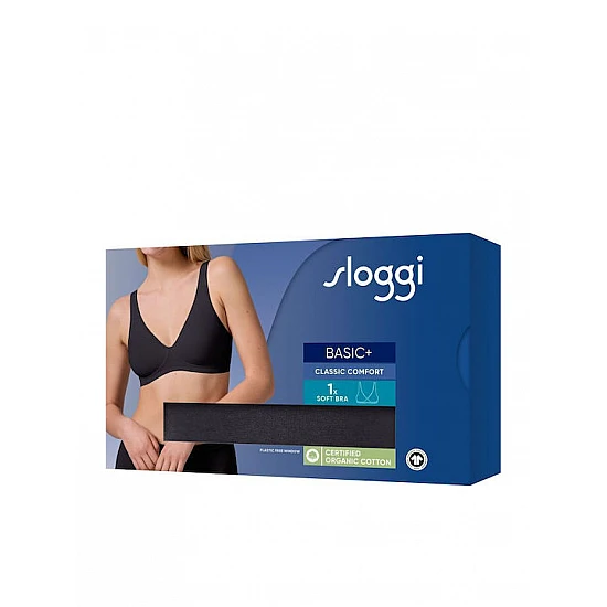 Γυναικείο Σουτιέν Χωρίς Μπανέλα Sloggi Basic+ Soft Bra 10222327-0004 BLACK