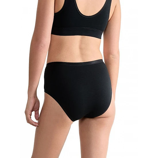 Γυναικεία slip 3 PACK 3 τεμαχίων Βαμβακερό Sloggi GO Daily Cotton MIDI 10222325-0004 ΜΑΥΡΟ