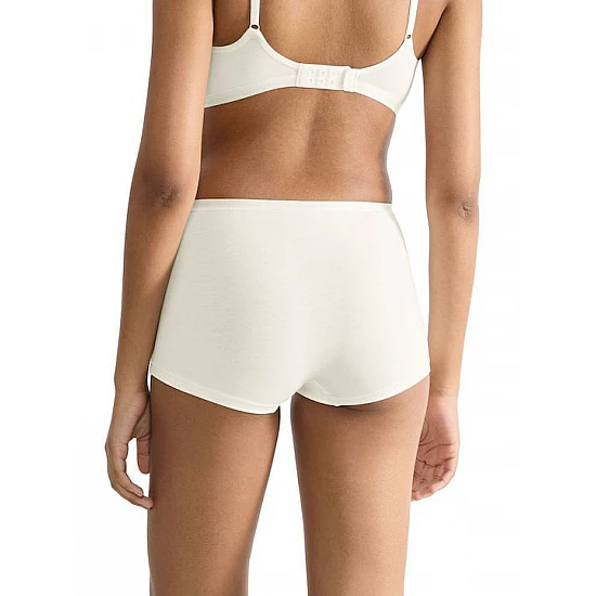 Γυναικεία slip Boxer 3 PACK 3 τεμαχίων Βαμβακερό Sloggi GO Daily  Short 10222337-00GZ Silk White