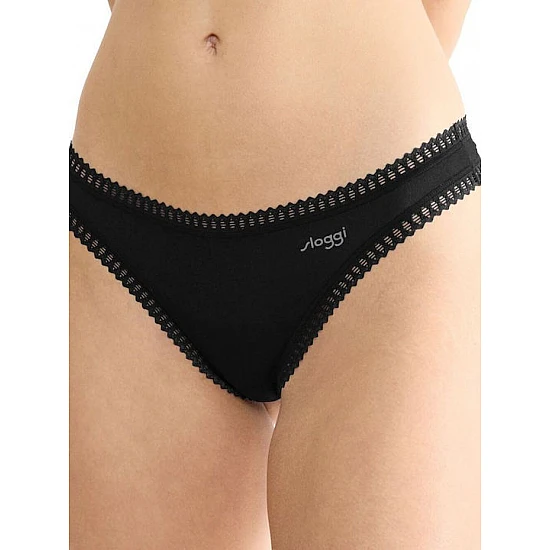 Γυναικείo εσώρουχo 3PACK sloggi GO Crush String C3P 10219704-0004-ΜΑΥΡΟ