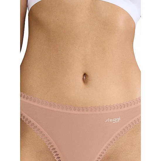 Γυναικείo εσώρουχo 3PACK sloggi GO Crush String C3P 10219704-00ME-ΜΠΕΖ