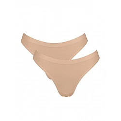 Γυναικεία slip 2 PACK 2 τεμαχίων modal TENCEL Sloggi GO Sense Tanga 2P 10224864-1195 ΜΠΕΖ