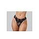 Γυναικείο Εσώρουχο Δαντέλα Slip Brazilian LUNA Amelia 25141-02 ΜΑΥΡΟ