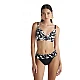 Γυναικείο μαγιό Bikini Top Strapless Blu4u 25366126D-02 D CUP Άσπρο-μαύρο
