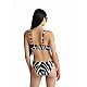 Γυναικείο Μαγιό Bikini Top Strapless Ντραπέ Μπανέλα BLU4U 25366174D-02 D Cup ΜΑΥΡΟ ΛΕΥΚΟ