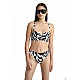 Γυναικείο Μαγιό Bikini Top Strapless Ντραπέ Μπανέλα BLU4U 25366174D-02 D Cup ΜΑΥΡΟ ΛΕΥΚΟ