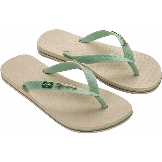 Γυναικεία Σαγιονάρα CLASSICA BRASIL I 36-42 80408-BB594 IPANEMA 780-25329-27 BEIGE-LIGHT GREEN