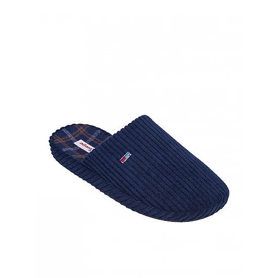 Ανδρική Χειμερινή παντόφλα Κοτλέ 41-46  ADAM'S 895-24507 ΜΠΛΕ