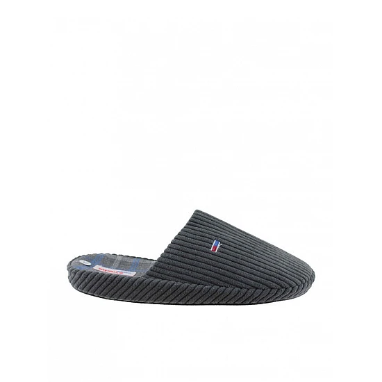 Ανδρική Χειμερινή παντόφλα Κοτλέ 41-46  ADAM'S 895-24507 ΓΚΡΙ