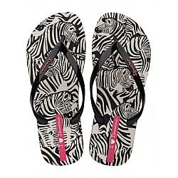 Γυναικεία Σαγιονάρα ANIMALE PRINT VI FEM IPANEMA 83617-AY386 780-25370-26 BEIZE BLACK PINK