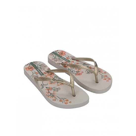 Γυναικεία Σαγιονάρα OASSIS FEM IPANEMA 26571-BN430 780-26444-2 BEIZE-GOLD-GREEN
