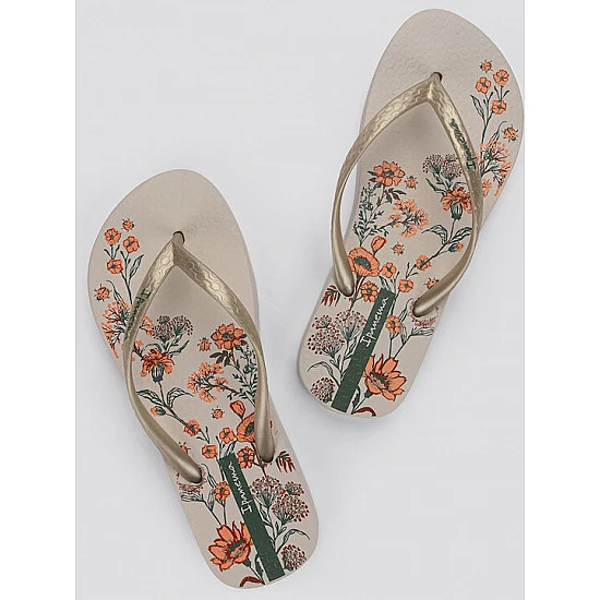Γυναικεία Σαγιονάρα OASSIS FEM IPANEMA 26571-BN430 780-26444-2 BEIZE-GOLD-GREEN