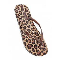 Γυναικεία Σαγιονάρα ANIMAL PRINT VII FEM IPANEMA 83846-BP653 780-26373-2 BEIZE-BRONZE-BROWN