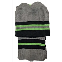 Παιδικό - Εφηβικό set Σκούφος Κασκόλ Γάντι Πλεκτός Ακρυλικός STAMION 111741 ΓΚΡΙ