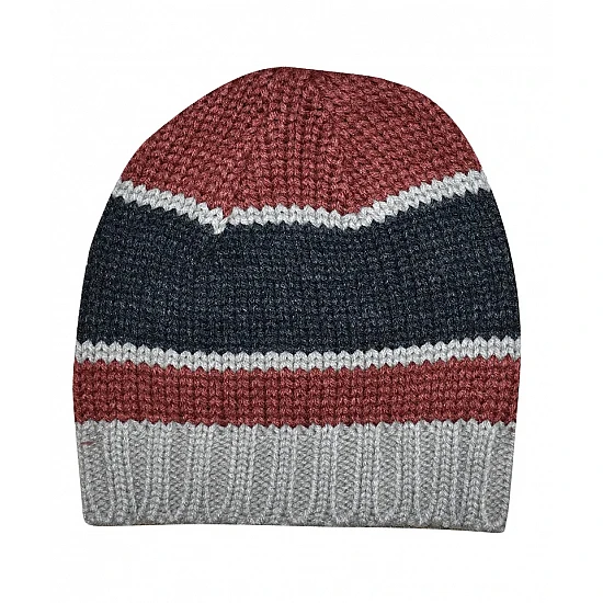 Παιδικός Σκούφος Unisex 4-10 Πλεκτός Ακρυλικός STAMION 111705 ΚΑΦΕ ΓΚΡΙ