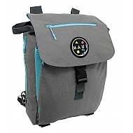Tσάντα Back Pack Αδιάβροχη Laptop θαλάσσης  25L 33,5X45,5X16,35cm ΜΑUI & SONS 2701 Γκρι