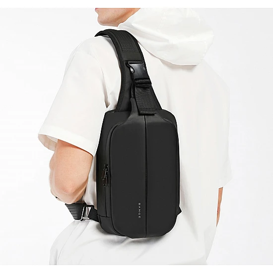 Τσαντάκι Ώμου Χιαστί Αδιάβροχο Crossbody Bange 7210 μαύρο