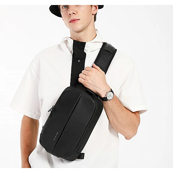 Τσαντάκι Ώμου Χιαστί Αδιάβροχο Crossbody Bange 7210 μαύρο