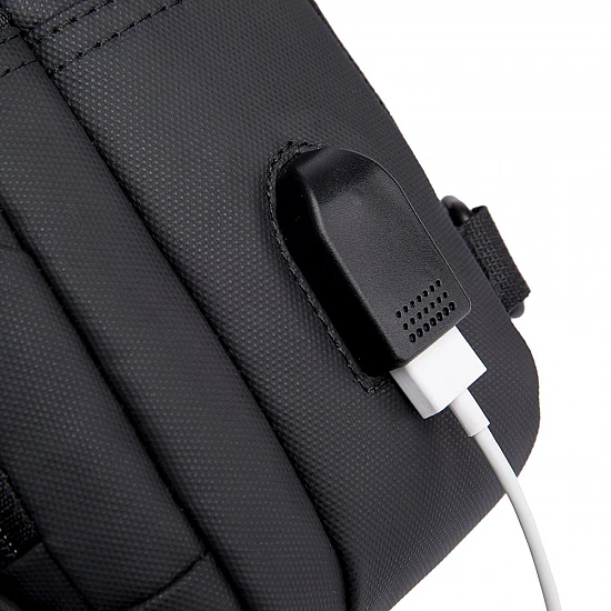 Τσαντάκι ώμου χιαστί Αδιάβροχο crossbody Bange 1911 ΜΑΥΡΟ