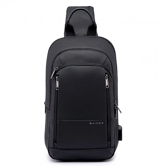 Τσαντάκι ώμου χιαστί Αδιάβροχο crossbody Bange 1911 ΜΑΥΡΟ