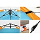 Σκηνή Παραλίας 210cm X210cmX135cm 4 Ατόμων με Αυτόματο Άνοιγμα Προστασία από UV Άξονες Fiberglass 7.9mm Solart 1664 ΠΕΤΡΟΛ