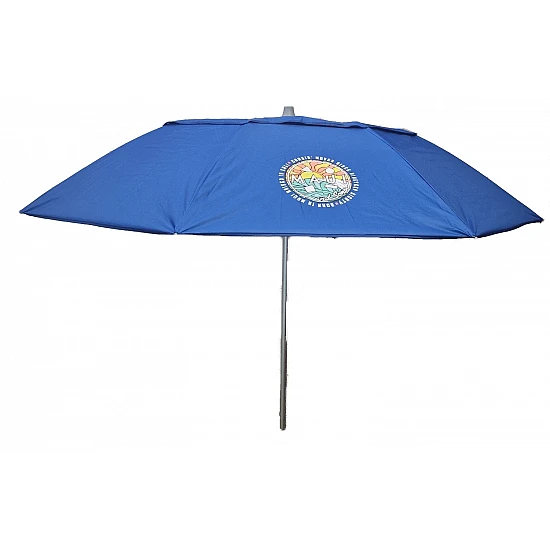 Oμπρέλα Θαλάσσης 180/8 Αλουμινίου Άξονας 4 μερών μικρή κατάληψη χώρου αποσκευών UPF50+ Ακτίνες FIBER GLASS Εξαερισμός MAUI & SONS 1939 ΜΠΛΕ