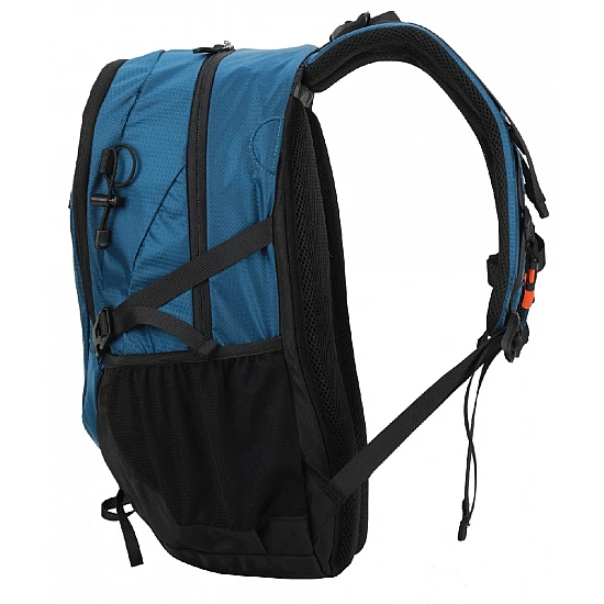 Σακίδιο Πλάτης TREKING Ορειβατικό 25L Αδιάβροχο 30x18x45,5 cm NAUTICA 2728 ΜΑΥΡΟ-ΜΠΛΕ