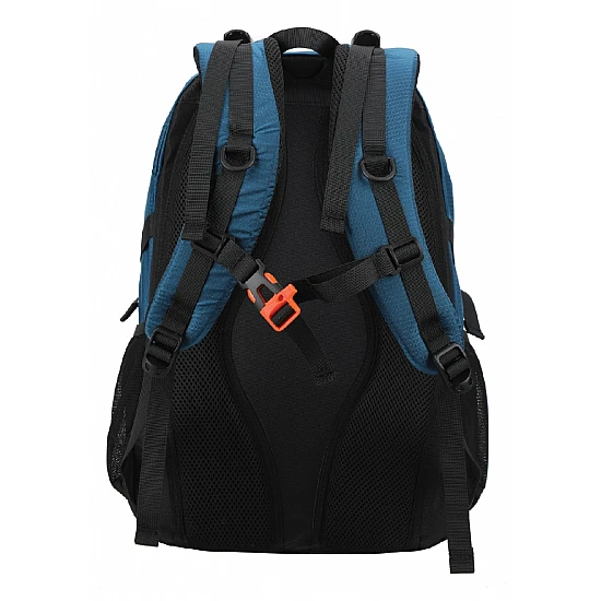 Σακίδιο Πλάτης TREKING Ορειβατικό 25L Αδιάβροχο 30x18x45,5 cm NAUTICA 2728 ΜΑΥΡΟ-ΜΠΛΕ