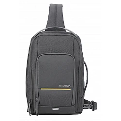 Τσάντα ώμου Χιαστή Επαγγελματική - Casual 6,5L Tablet Υδατοαπωθητικό 34x22x8,5cm NAUTICA 2736 ΑΝΘΡΑΚΙ