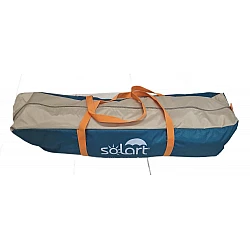 Σκηνή Παραλίας Camping 220x220x140cm 4 Ατόμων με Αυτόματο Άνοιγμα Προστασία από UV Άξονες Fiberglass Solart 1783 ΠΕΤΡΟΛ ΜΠΕΖ