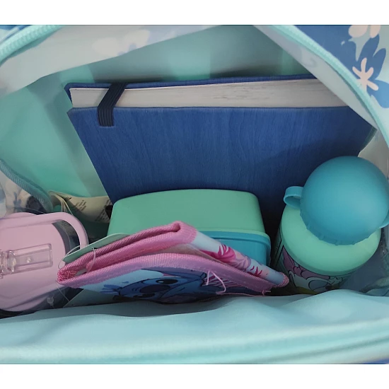 Παιδικό Trolley Νηπιαγωγείου Backpack 28x34x12 Disney 3D LILO-STITCH 311534 ΜΠΛΕ