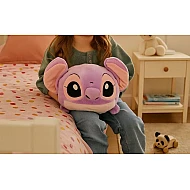 Παιδικό Cuddle Pillow Λούτρινο Μαξιλάρι Αγκαλιάς με τσέπες για ζεστά χέρια Hand warmers Noxxiez Angel HW770 ΛΙΛΑ