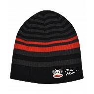 Παιδικό Σκουφάκι Πλεκτό Ακρυλικό One Size Ριγέ PAUL FRANK STAMION PF02008 ΜΑΥΡΟ