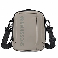Τσάντα Ώμου Ανδρική 2.5lt polyester MAUI&SONS 2775 ΓΚΡΙ