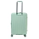 Βαλίτσα trolley Πολυπροπυλένιο (PP) Σκληρή Μεσαία 66x46x28.5cm expandable 66cm 24''επέκταση GUY LAROCHE 2894 Celaton green