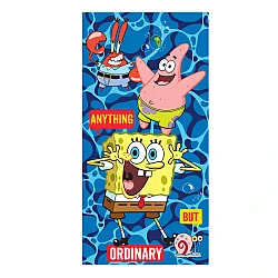 ΠΕΤΣΕΤΑ ΘΑΛΑΣΣΗΣ MICROFIBER 70x140cm SPONGE BOB 4916 ΜΠΛΕ