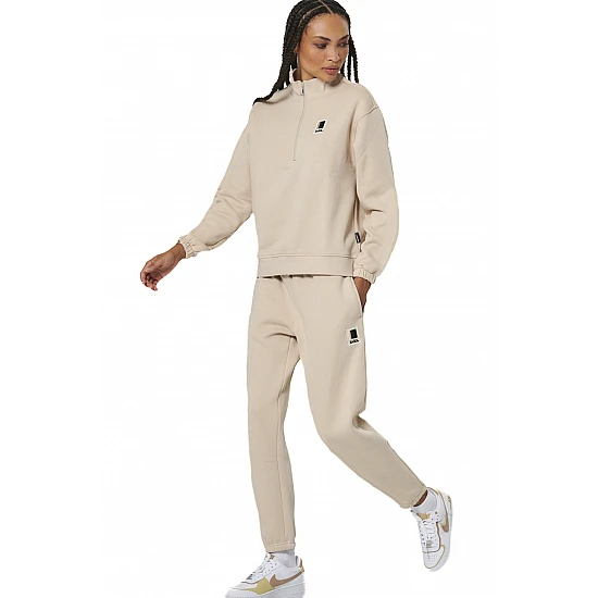 ΓΥΝΑΙΚΕΙΟ FLEECE ΠΑΝΤΕΛΟΝΙ  Body Action 021537-01-MOONBEAM GREY