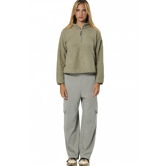 ΓΥΝΑΙΚΕΙΟ CARGO ΠΑΝΤΕΛΟΝΙ  Body Action 021542-01-FOG GREEN