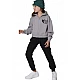 ΠΑΙΔΙΚΟ FLEECE ΠΑΝΤΕΛΟΝΙ ΓΙΑ ΚΟΡΙΤΣΙΑ Body Action 022504-01-BLACK