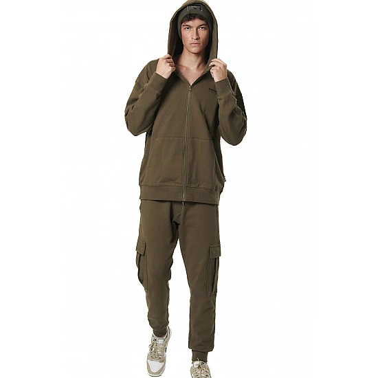 ΑΝΔΡΙΚΟ CARGO ΠΑΝΤΕΛΟΝΙ  Body Action 023536-01-OLIVE GREY