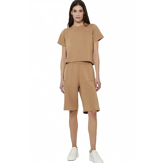 ΓΥΝΑΙΚΕΙΑ ΦΑΡΔΙΑ ΒΕΡΜΟΥΔΑ Body Action 031621-01-CARTOUCHE BROWN