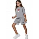 ΠΑΙΔΙΚΟ TECH FLEECE ΣΟΡΤΣ ΓΙΑ ΚΟΡΙΤΣΙΑ Body Action 032605-01-ULTIMATE GREY