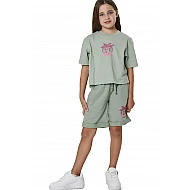 ΠΑΙΔΙΚΗ ΒΕΡΜΟΥΔΑ ΓΙΑ ΚΟΡΙΤΣΙΑ Body Action 032606-01-PISTACHIO GREEN
